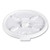 Lift N' Lock Plastic Hot Cup Lids, Fits 10 Oz Cups, White, 1,000/carton