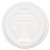Optima Reclosable Lid, Fits 12 Oz To 24 Oz Foam Cups, White, 100/pack