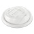 Optima Reclosable Lid, Fits 12 Oz To 24 Oz Foam Cups, White, 100/pack