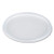 Plastic Lids For Foam Containers, Flat, Vented, Fits 24-32 Oz, Translucent, 100/pack, 5 Packs/carton