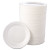 Quiet Classic Laminated Foam Dinnerware, Plate, 9" Dia, White, 125/pack, 4 Packs/carton