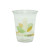 Bare Eco-forward Rpet Cold Cups, 12 Oz To 14 Oz, Leaf Design, Clear, Squat, 50/pack, 20 Packs/carton