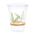 Bare Eco-forward Rpet Cold Cups, 16 Oz To 18 Oz, Leaf Design, Clear, 50/pack