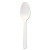 Bonus Polypropylene Cutlery, 5", Teaspoon, White