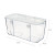 Stackable Caddy Organizer, Medium, Plastic, 8.8 X 4 X 4.38, White