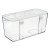 Stackable Caddy Organizer, Medium, Plastic, 8.8 X 4 X 4.38, White