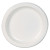 Paper Dinnerware, Plate, 8.5" Dia, White, 125/pack, 4/carton