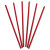 Wrapped Giant Straws, 10.25", Polypropylene, Red, 300/box, 4 Boxes/carton