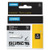 Rhino Permanent Vinyl Industrial Label Tape, 0.5" X 18 Ft, Black/white Print