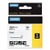 Rhino Permanent Vinyl Industrial Label Tape, 0.75" X 18 Ft, White/black Print