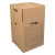 Smoothmove Wardrobe Box, Regular Slotted Container (rsc), 24" X 24" X 40", Brown/blue, 3/carton