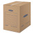 Smoothmove Basic Moving Boxes, Regular Slotted Container (rsc), Large, 18" X 18" X 24", Brown/blue, 15/carton