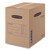 Smoothmove Basic Moving Boxes, Regular Slotted Container (rsc), Large, 18" X 18" X 24", Brown/blue, 15/carton