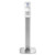 Messenger Es6 Floor Stand With Dispenser, 1,200 Ml, 13.16 X 16.63 X 51.57, Silver/white