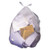 High-density Waste Can Liners, 56 Gal, 14 Mic, 43" X 46", Natural, 25 Bags/roll, 8 Rolls/carton