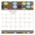 Recycled Bubbleluxe Wall Calendar, Bubbleluxe Artwork, 12 X 12, White/multicolor Sheets, 12-month (jan To Dec): 2024