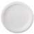 Heavyweight Plastic Plates, 9" Dia, White, 125/pack, 4 Packs/carton