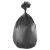 High-density Commercial Can Liners, 60 Gal, 17 Mic, 38" X 60", Black, Interleaved Roll, 25 Bags/roll, 8 Rolls/carton