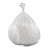 High-density Interleaved Commercial Can Liners, 60 Gal, 17 Microns, 43" X 48", Clear, 25 Bags/roll, 8 Rolls/carton