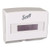 Scottfold Folded Towel Dispenser, 10.75 X 4.75 X 9, White