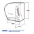 Lev-r-matic Roll Towel Dispenser, 13.3 X 9.8 X 13.5, Smoke