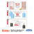 X90 Cloths, Pop-up Box, 2-ply, 8.3 X 16.8, Denim Blue, 68/box, 5 Boxes/carton