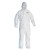 A40 Elastic-cuff And Ankles Hooded Coveralls, 2x-large, White, 25/carton