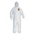 A30 Elastic-back And Cuff Hooded Coveralls, 2x-large, White, 25/carton