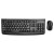 Keyboard For Life Wireless Desktop Set, 2.4 Ghz Frequency/30 Ft Wireless Range, Black