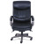 Woodbury Big/tall Executive Chair, Supports Up To 400 Lb, 20.25" To 23.25" Seat Height, Black Seat/back, Weathered Gray Base