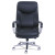 Commercial 2000 Big/tall Executive Chair, Supports Up To 400 Lb, 20.5" To 23.5" Seat Height, Black Seat/back, Silver Base