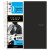 Wirebound Notebook With Two Pockets, 1-subject, Medium/college Rule, Black Cover, (100) 11 X 8.5 Sheets