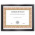 Ez Mount Document Frame With Trim Accent And Plastic Face, Plastic, 8.5 X 11 Insert, Black