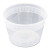 Newspring Delitainer Microwavable Container, 16 Oz, 2 X 2 X 2, Clear, Plastic, 240/carton