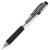 Wow! Gel Pen Bonus Pack, Retractable, Medium 0.7 Mm, Black Ink, Clear/black Barrel, 24/pack