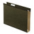 Extra Capacity Reinforced Hanging File Folders With Box Bottom, 2" Capacity, Letter Size, 1/5-cut Tabs, Green, 25/box