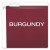 Colored Reinforced Hanging Folders, Legal Size, 1/5-cut Tabs, Burgundy, 25/box