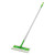 Sweeper Mop, 10 X 4.8 White Cloth Head, 46" Green/silver Aluminum/plastic Handle