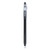 Frixion Colorsticks Erasable Gel Pen, Clipless Stick, Fine 0.7 Mm, Black Ink, Black Barrel, Dozen