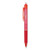 Frixion Clicker Erasable Gel Pen, Retractable, Extra-fine 0.5 Mm, Red Ink, Red Barrel, Dozen