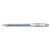 G-tec-c Ultra Gel Pen, Stick, Extra-fine 0.4 Mm, Blue Ink, Clear/blue Barrel, Dozen