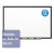 Classic Series Porcelain Magnetic Dry Erase Board, 36" X 24", White Surface, Black Aluminum Frame