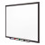 Classic Series Porcelain Magnetic Dry Erase Board, 36 X 24, White Surface, Black Aluminum Frame