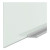 Invisamount Magnetic Glass Marker Board, 39" X 22", White Surface