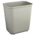Fire Resistant Wastebasket, 7 Gal, Fiberglass, Gray