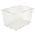 Food/tote Boxes, 21.5 Gal, 26 X 18 X 15, Clear, Plastic