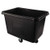 Cube Truck, 105 Gal, 500 Lb Capacity, Plastic, Black