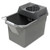 Pail/strainer Combination, 15 Qt, Steel Gray