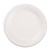 Soak Proof Tableware, Foam Plates, 8.88" Dia, White, 100/pack