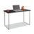 Steel Desk, 47.25" X 24" X 28.75", Black/silver